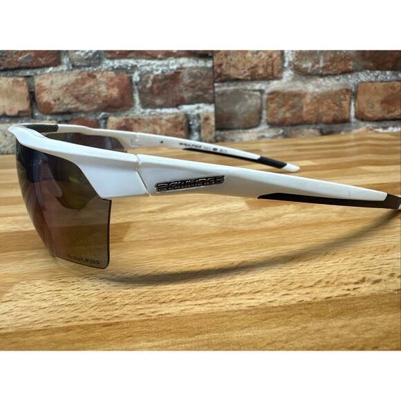 Rawlings Adult Baseball Sunglasses Blue Lenses White Frame light SR1223 RY2002 - Picture 2 of 7